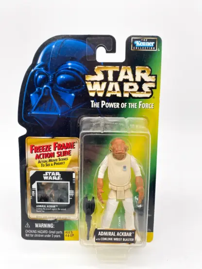 Admiral Ackbar Star Wars Power of the Force Freeze Frame KENNER 1997 MOC