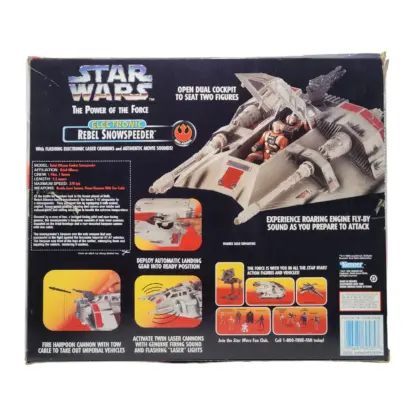 Electronic Rebel Snowspeeder POTF KENNER 1995 MISB – Image 2