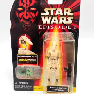 battle droid with blaster rifle Commtech Star Wars Episode 1