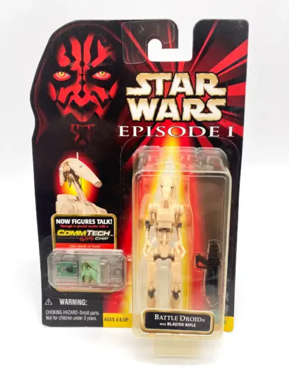 battle droid with blaster rifle Commtech Star Wars Episode 1