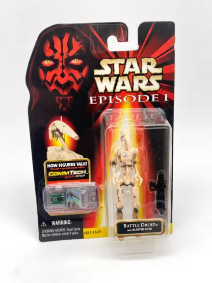 battle droid (damaged version) with blaster rifle Commtech Star Wars Episode 1