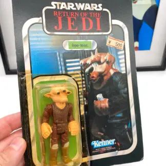 REE-YEES Star Wars Rotj 65 back Kenner Tsukuda Japon 1983 (open blister)