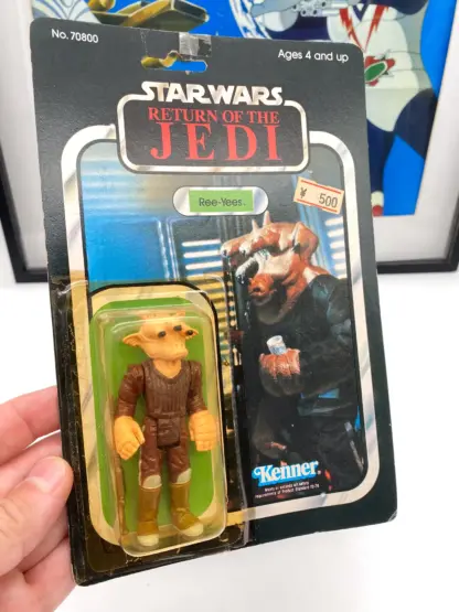 REE-YEES Star Wars Rotj 65 back Kenner Tsukuda Japon 1983 (open blister)