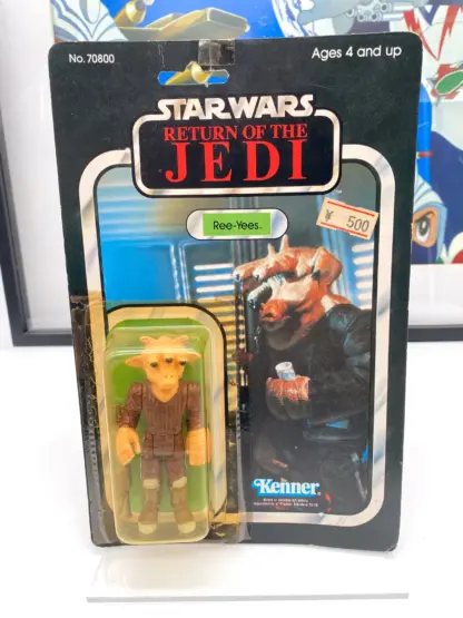 REE-YEES Star Wars Rotj 65 back Kenner Tsukuda Japon 1983 (open blister) – Image 3