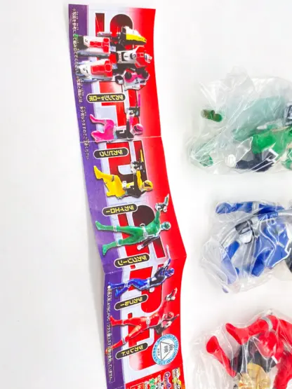 Bandai Tokusatsu Tokusou Sentai Dekaranger SPD Gashapon Part 1 full set sealed – Image 6