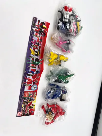 Bandai Tokusatsu Tokusou Sentai Dekaranger SPD Gashapon Part 1 full set sealed – Image 2
