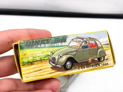 Dinky Toys Citroën 2CV réf. 500 – Meccano France 1/43 avec boîte d’origine (1967-1970) – Image 6
