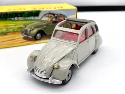 Dinky Toys Citroën 2CV réf. 500 – Meccano France 1/43 avec boîte d’origine (1967-1970) – Image 7