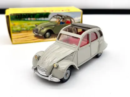 Dinky Toys Citroën 2CV réf. 500 – Meccano France 1/43 avec boîte d’origine (1967-1970) – Image 10