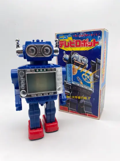 Horikawa TV Robot vintage 70s Japan working MIB – Image 9