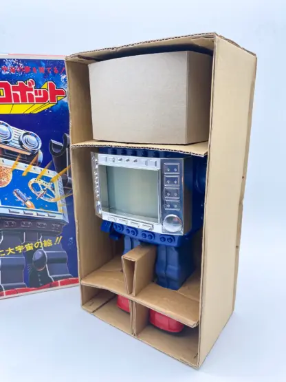 Horikawa TV Robot vintage 70s Japan working MIB – Image 7