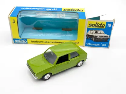 Solido Golf Mk1 Volkswagen n°19 1974 MIB