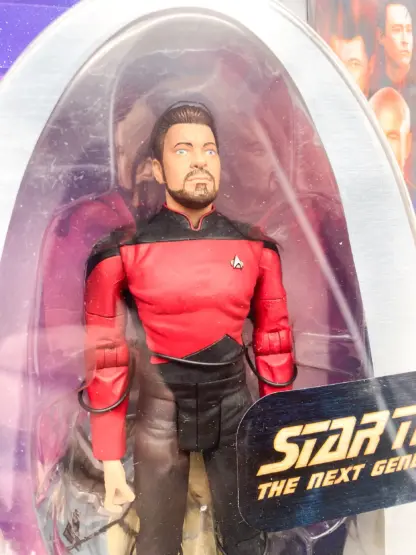 Star Trek The Next Generation – Figurine William Riker  Diamond Select 2005 MOC – Image 5