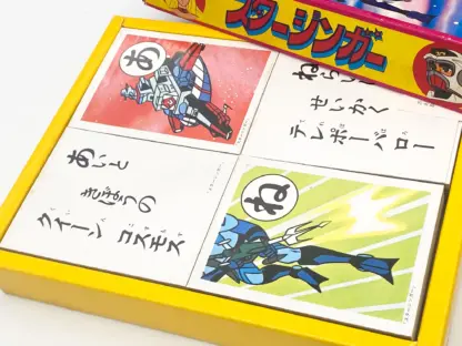 Vintage STARZINGER Karuta Card Game 1970s Shogakukan Japan Anime Spaceketeers Rare – Image 2