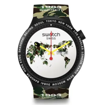 Swatch x BAPE Big Bold “The World” 2019 – Limited Edition – Image 3