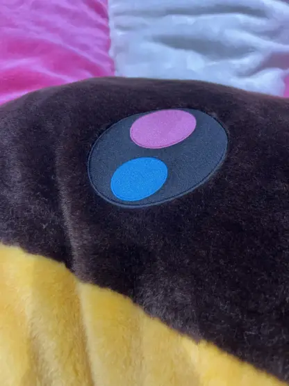 Takashi Murakami Giant Flower Plush cushion XL (diametre 2m)  Pink/Ivory/Brown – Image 4