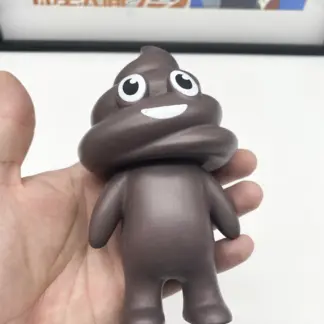 Unchi-Kun [Brown] Sofubi 6" squeaky doll | Poop man soft vinyl Mr Caca