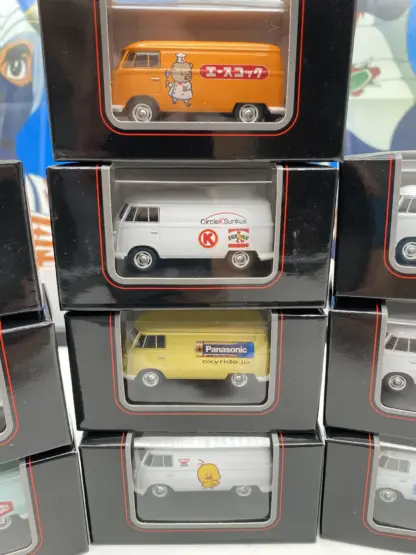 set de 10 Combi T1 Volkswagen - Circle k Sunkus Kyosho Japon NIB – Image 9