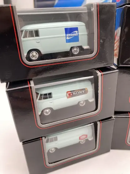 set de 10 Combi T1 Volkswagen - Circle k Sunkus Kyosho Japon NIB – Image 8