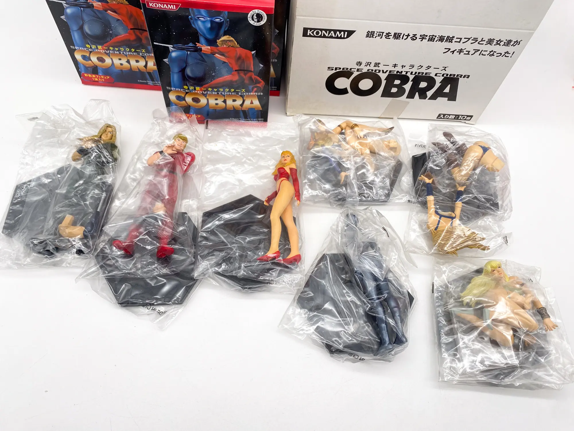 COBRA Space Adventure - Buichi Terasawa 7 figurines Konami 2004 full set NEW – Image 8