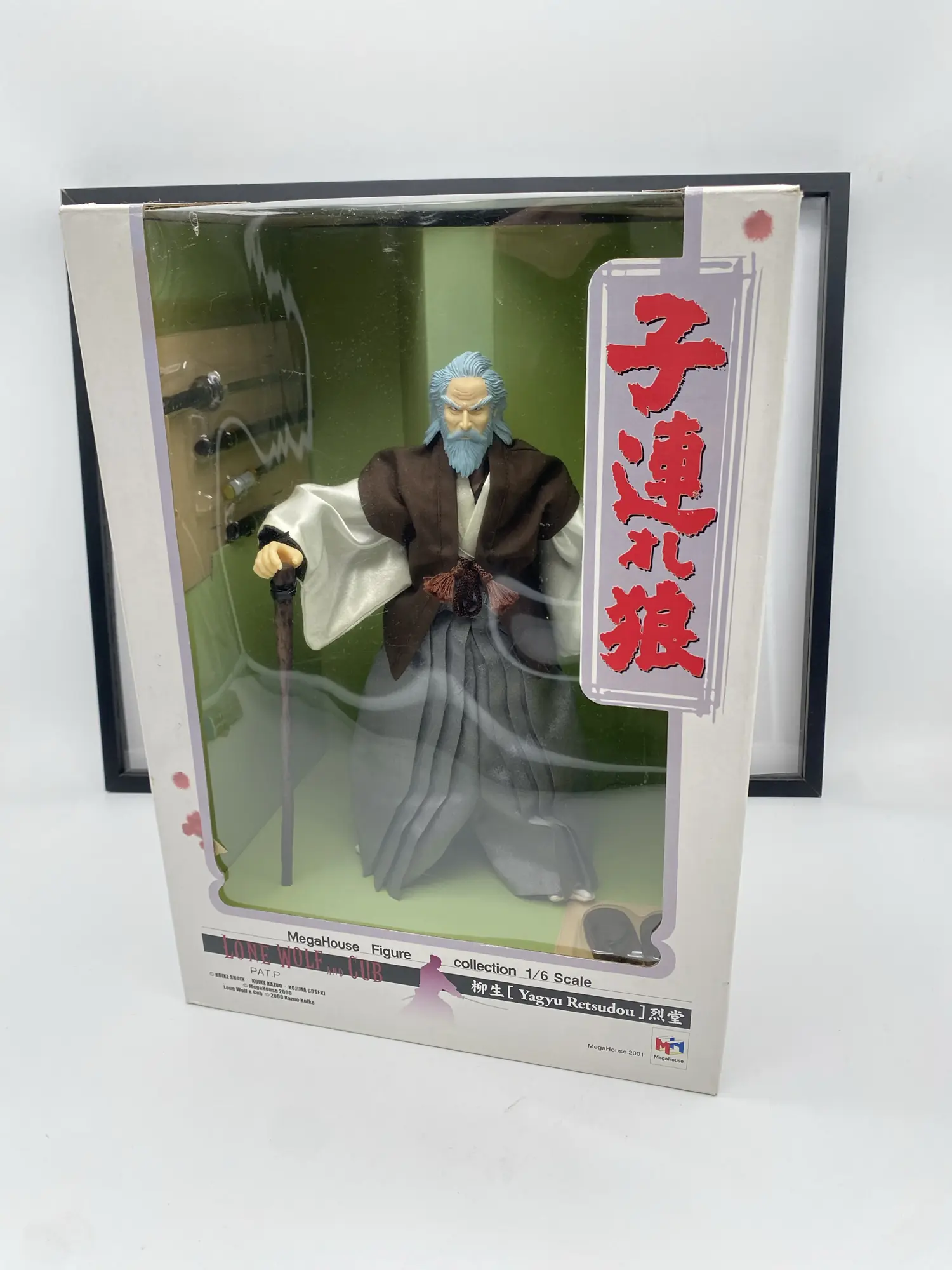 Retsudo Yagyu Lone Wolf and cub 1:6 figure - Megahouse 2001 MIB Baby Cart