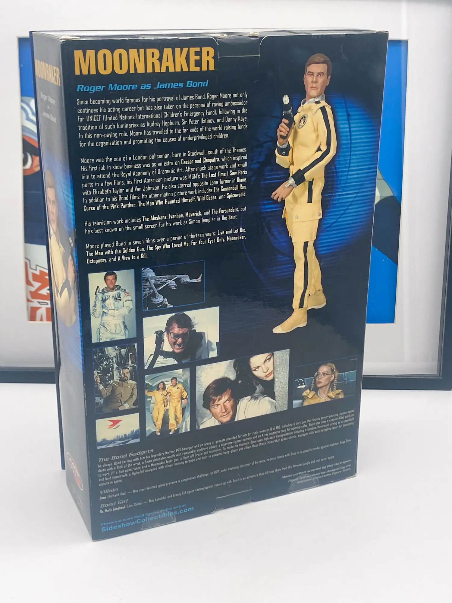 Figurine MOONRAKER James Bond 007 (Roger Moore) Sideshow Collectibles 12" MIB – Image 4