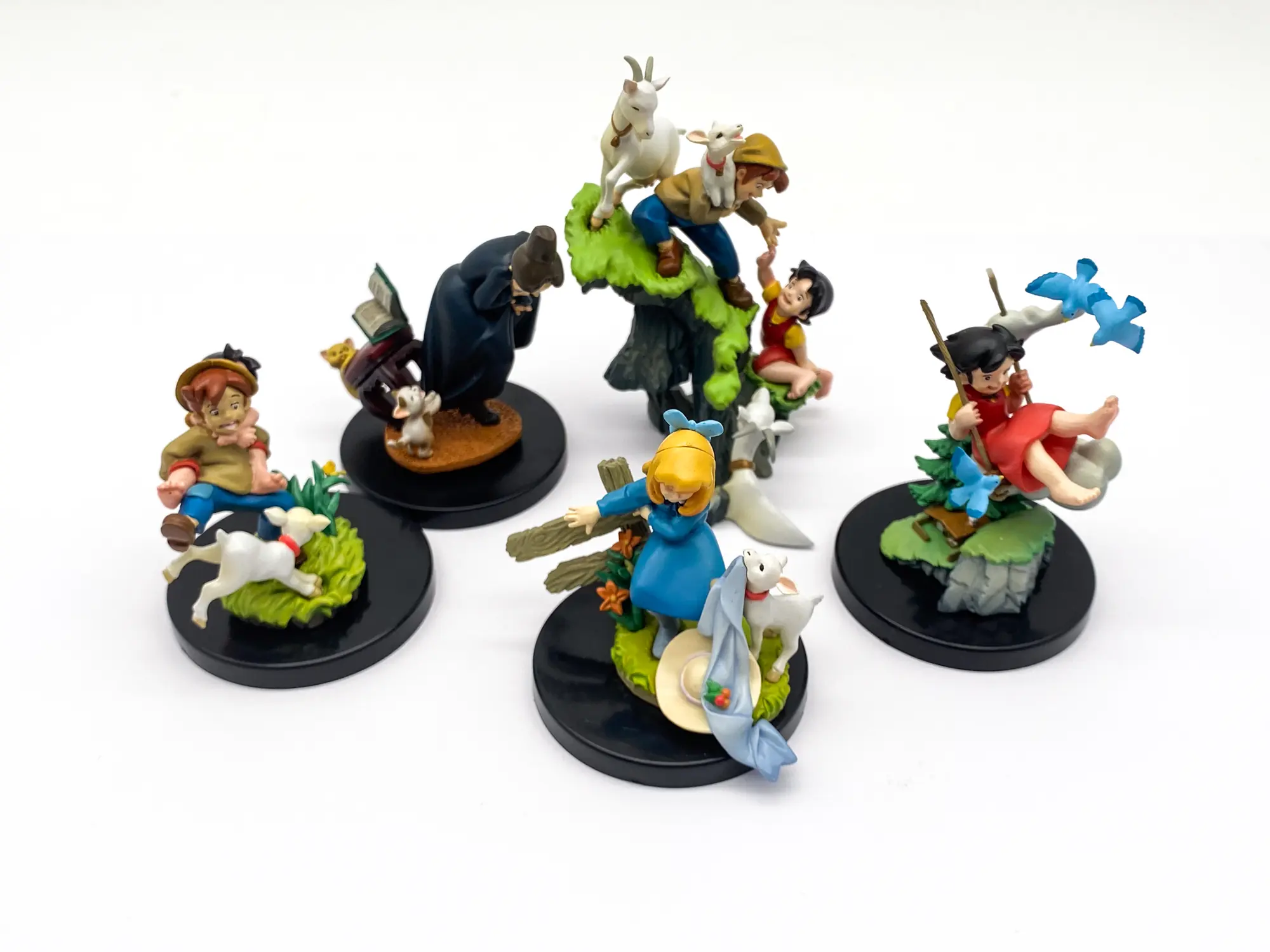 Heidi Girl of the Alps Mini Vignette Collection Kaiyodo Vol.2 Japan Full set of 6 Figures