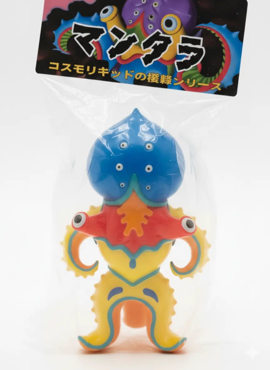 Jim Woodring MANTRA Yellow PressPop 2002 Vinyl Figure – Scellé / MISB Rare – Image 2