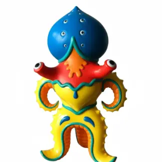 Jim Woodring MANTRA Yellow PressPop 2002 Vinyl Figure – Scellé / MISB Rare