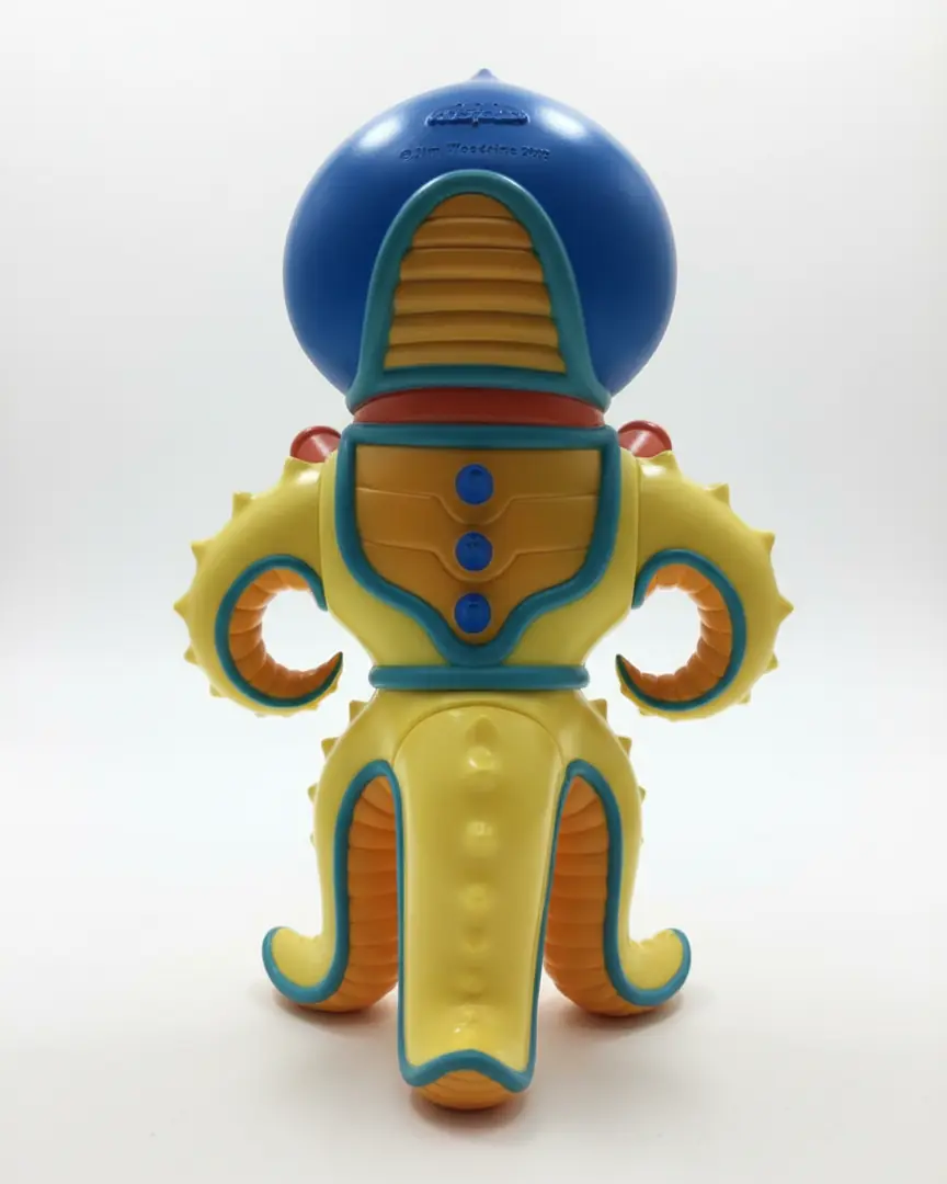 Jim Woodring MANTRA Yellow PressPop 2002 Vinyl Figure – Scellé / MISB Rare – Image 6