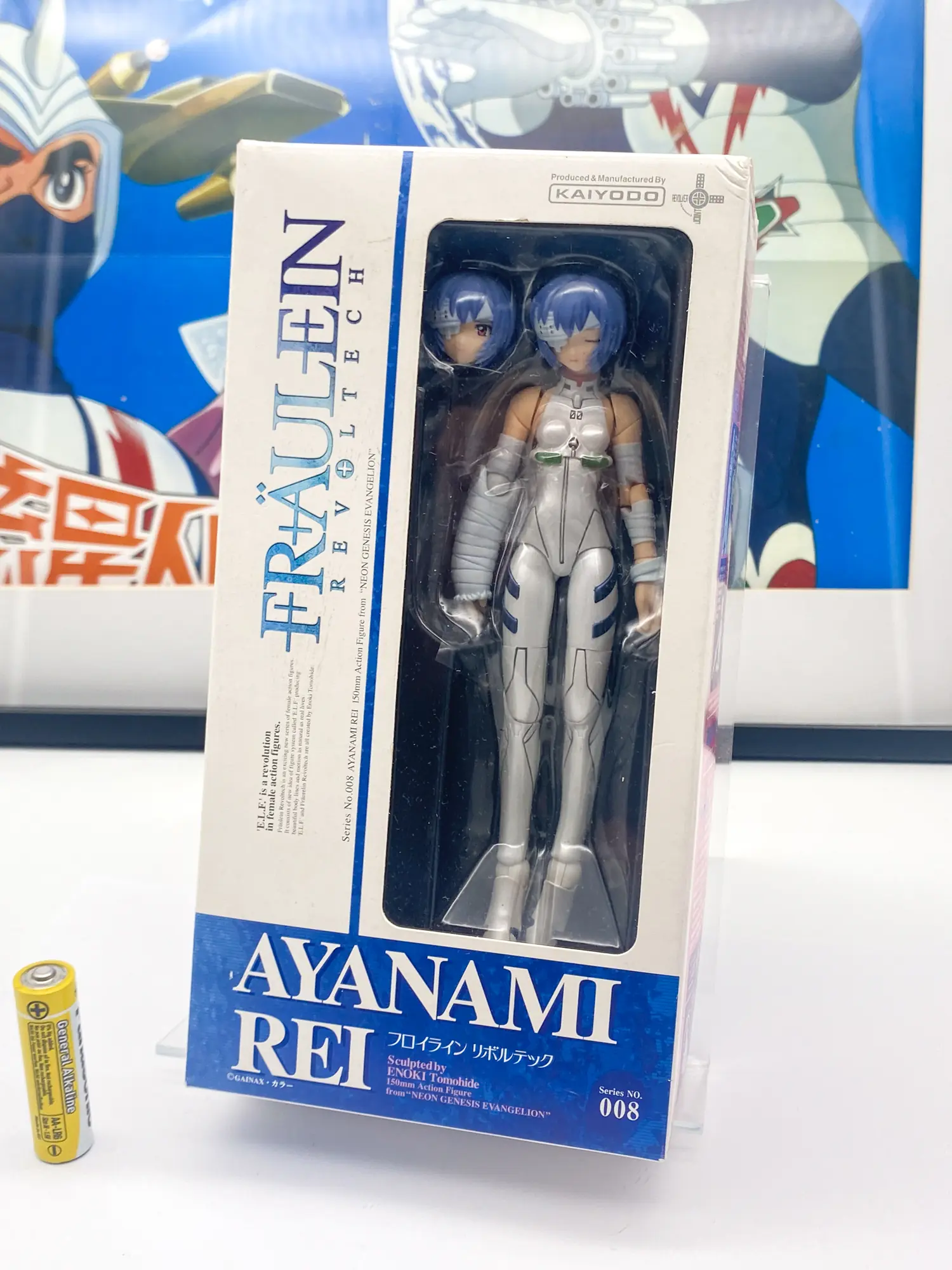 Rei Ayanami (Bandaged Ver.) Evangelion Fraulein Revoltech 008 Kaiyodo