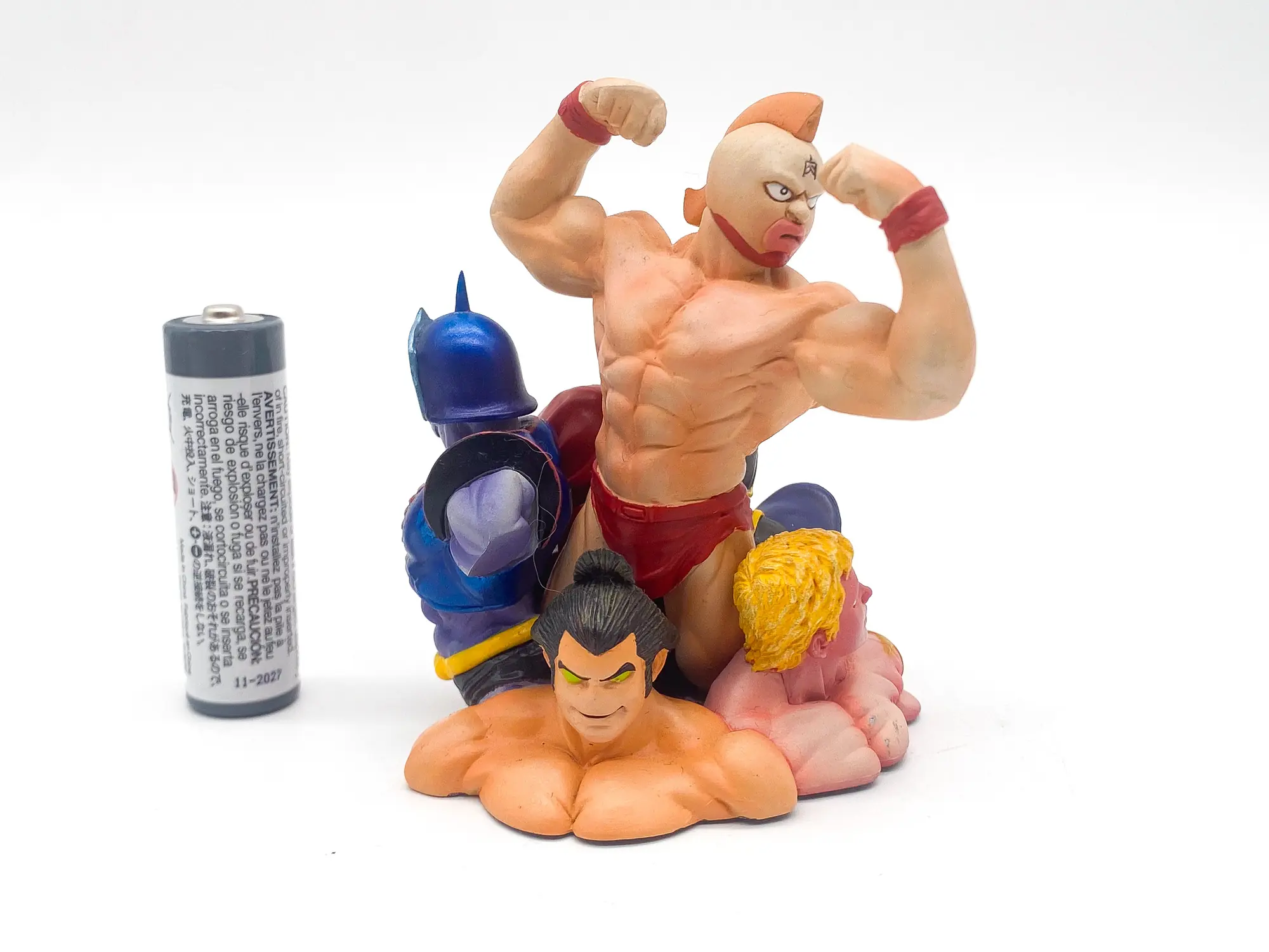 Figurine Kinnikuman Muscleman - Justice Idol Chojin Team (Robin, Warsman, Terry) - Rare