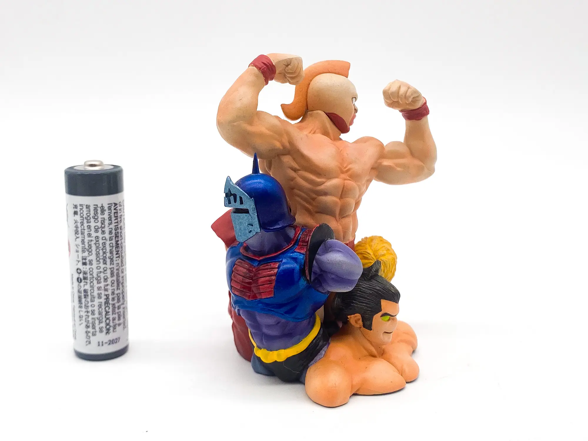 Figurine Kinnikuman Muscleman - Justice Idol Chojin Team (Robin, Warsman, Terry) - Rare – Image 4