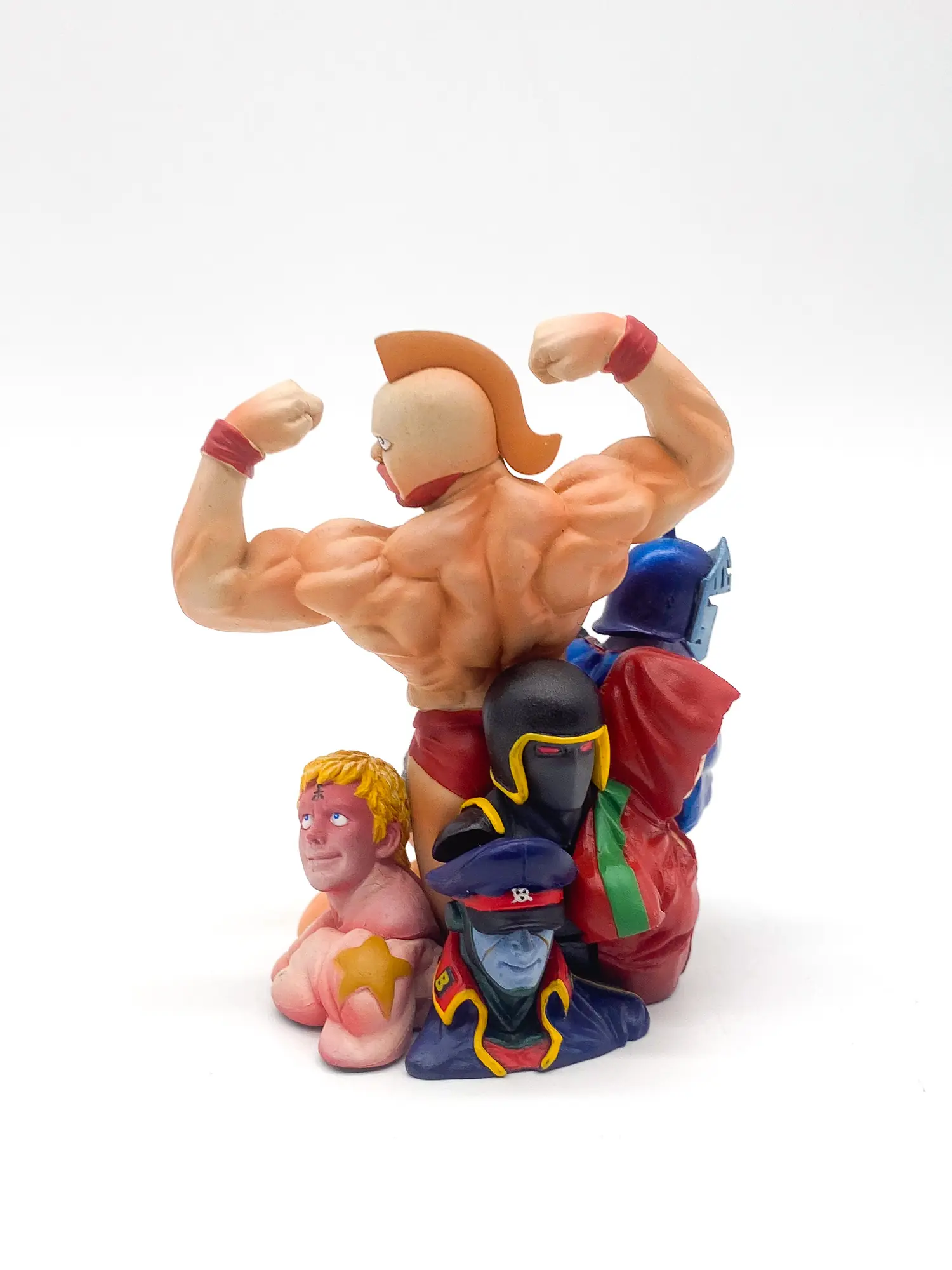 Figurine Kinnikuman Muscleman - Justice Idol Chojin Team (Robin, Warsman, Terry) - Rare – Image 3