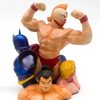 Figurine Kinnikuman Muscleman - Justice Idol Chojin Team (Robin, Warsman, Terry) - Rare