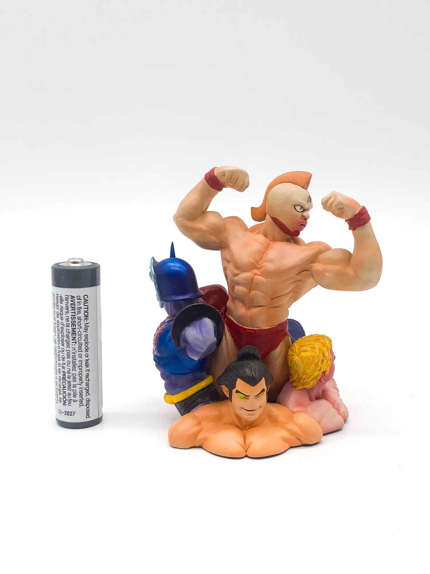 Figurine Kinnikuman Muscleman - Justice Idol Chojin Team (Robin, Warsman, Terry) - Rare – Image 2