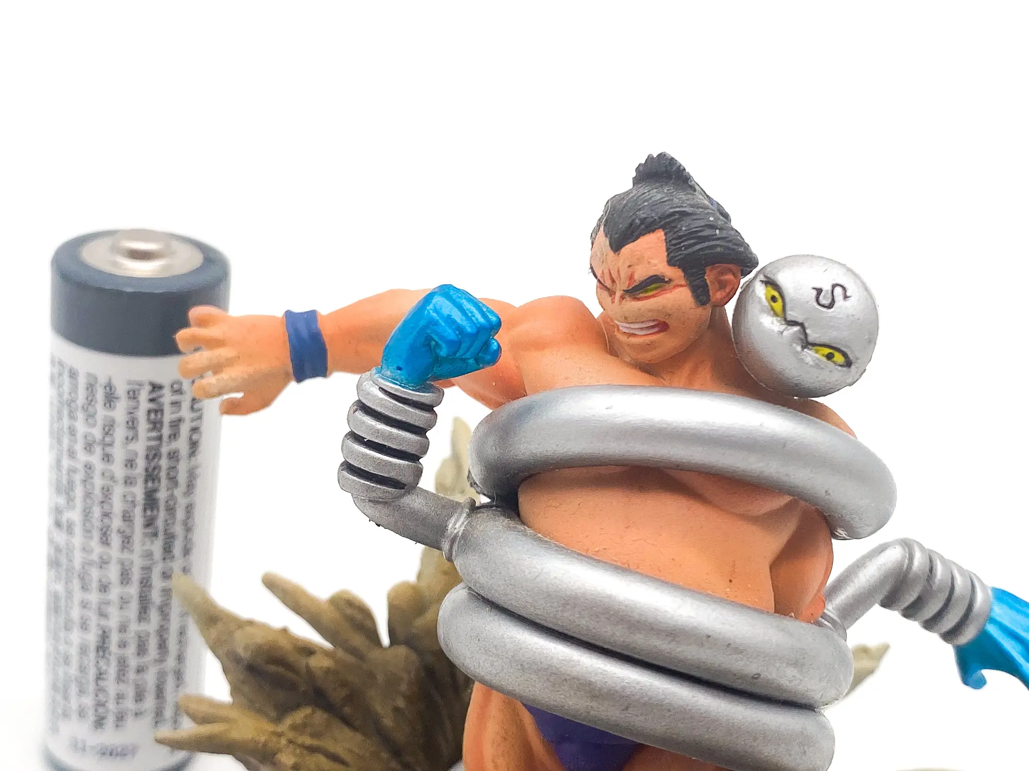 Figurine Kinnikuman - Combat Springman vs Rikishiman (Wolfman) - Diable Chojin Rare – Image 2