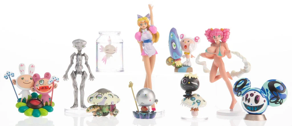 Takashi Murakami Superflat Museum Los Angeles Edition – Set 10 Figurines Loose – Image 2