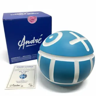André Saraiva x Medicom Toy - VCD André Ball BLUE - Signed LE 61/110 + COA