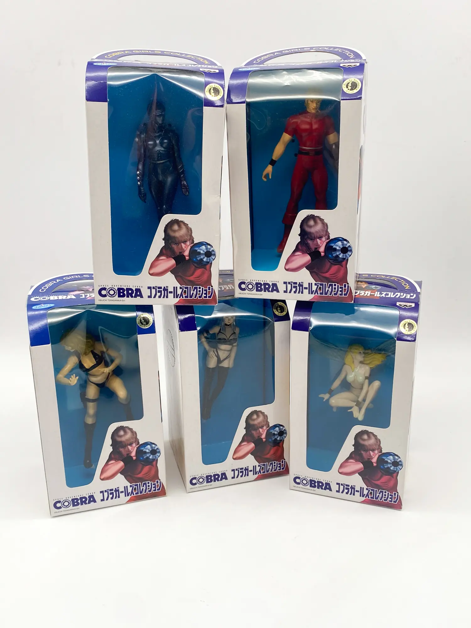 Cobra The Space Pirate Girls Collection set complet BANPRESTO 2001