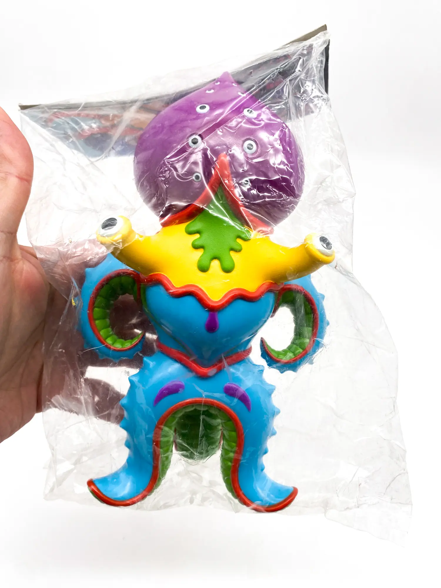 Jim Woodring MANTRA Purple/blue PressPop 2002 Vinyl Figure – Scellé / MISB Rare – Image 4