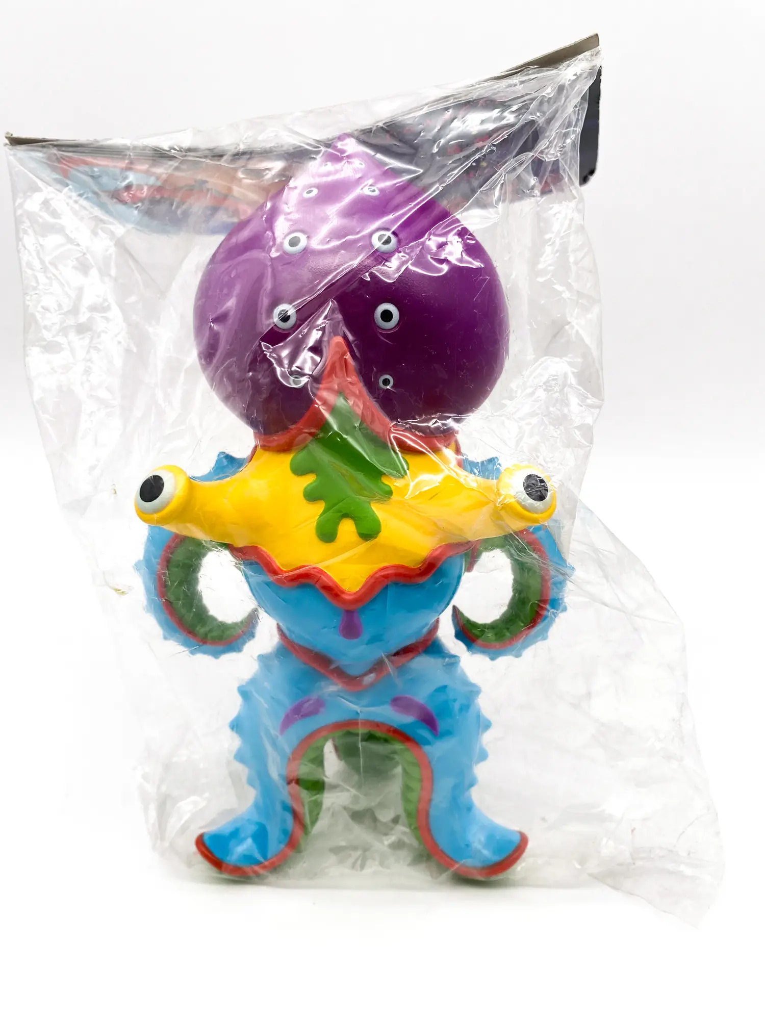 Jim Woodring MANTRA Purple/blue PressPop 2002 Vinyl Figure – Scellé / MISB Rare – Image 2