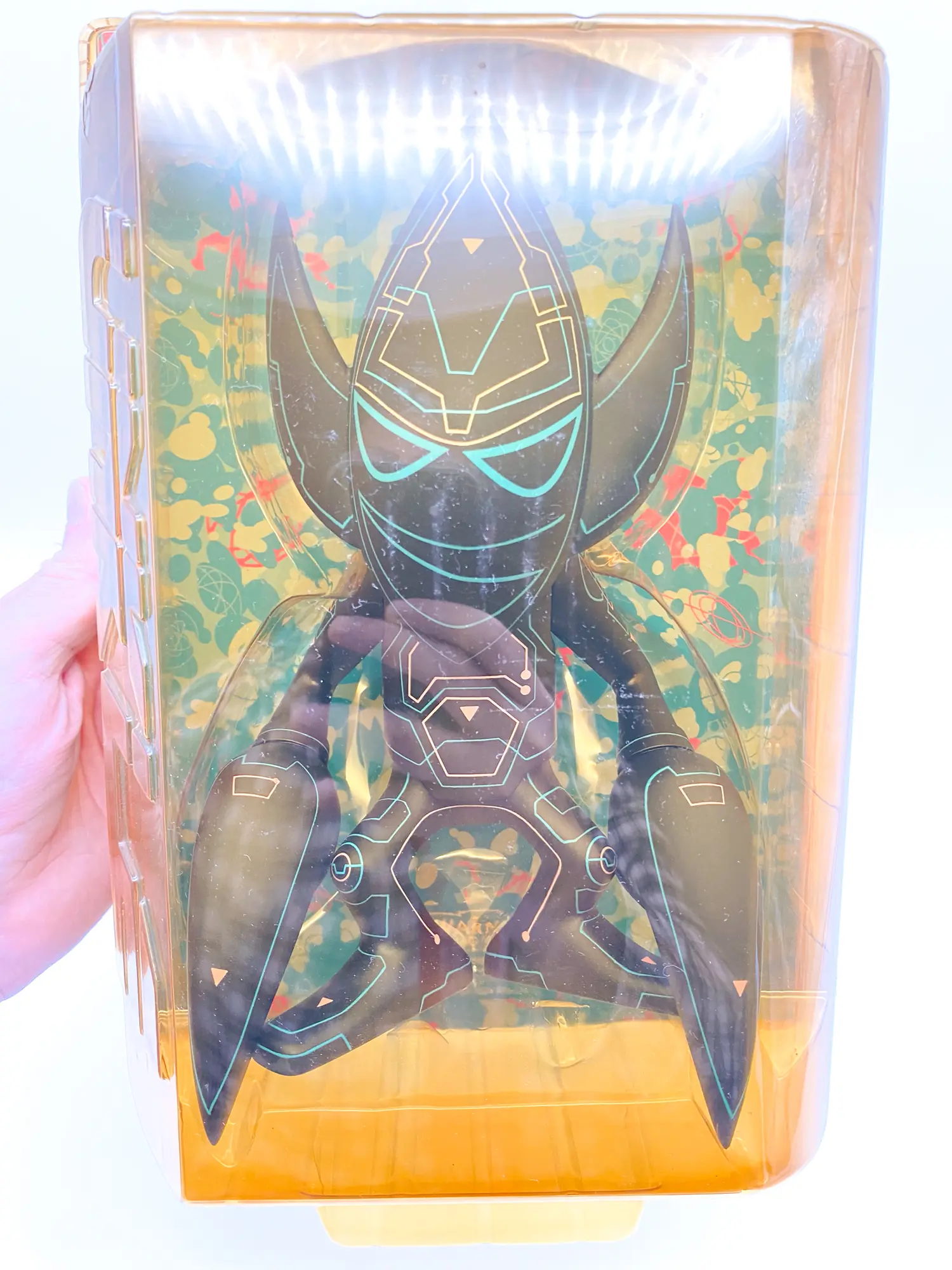 VCD Pointman FUTURA 2000 UNKLE 77 - MEDICOM TOY 2004 - 8" Black Vinyl Figure - BLISTER ENDOMMAGÉ – Image 8