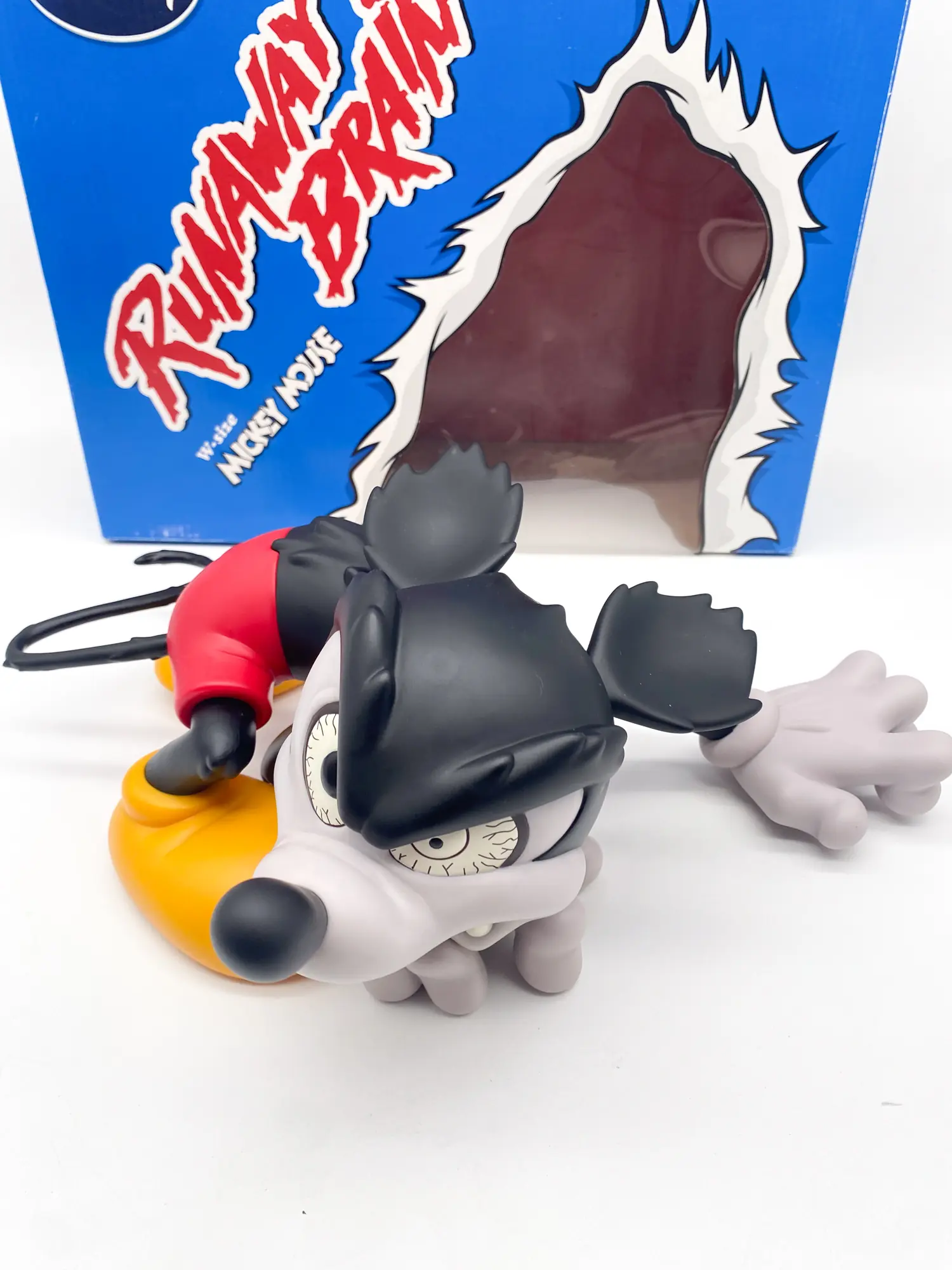 Vcd Mickey Mouse Runaway Brain W-Size Disney Medicom Toy (large size) – Image 18