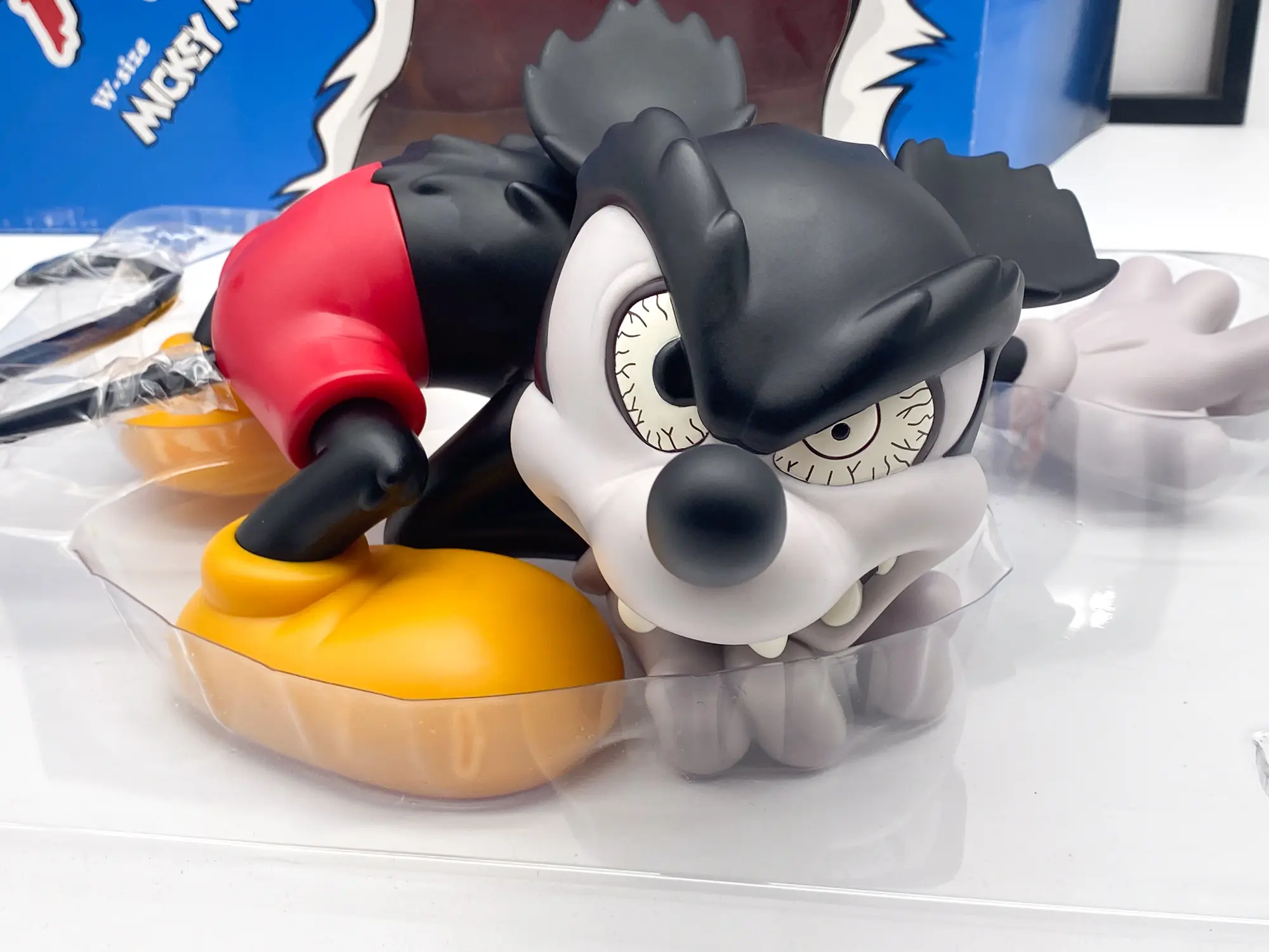 Vcd Mickey Mouse Runaway Brain W-Size Disney Medicom Toy (large size) – Image 6