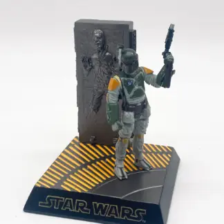 Boba Fett and han solo carbonite Mini Diorama Star Wars Tomy 2002 New