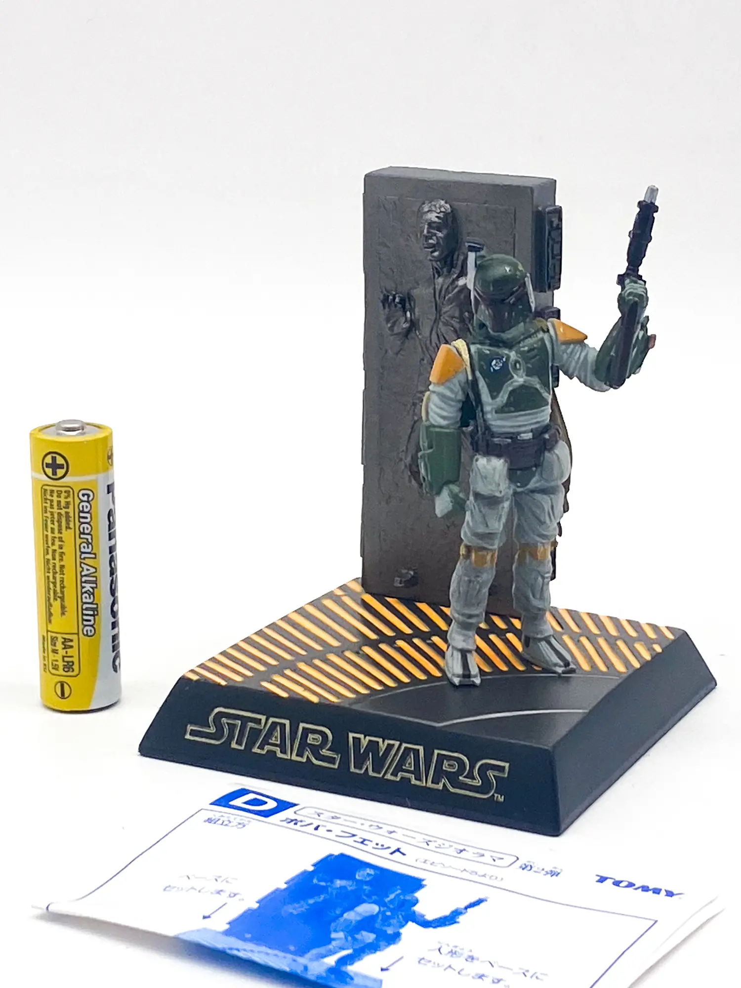 Boba Fett and han solo carbonite Mini Diorama Star Wars Tomy 2002 New – Image 2