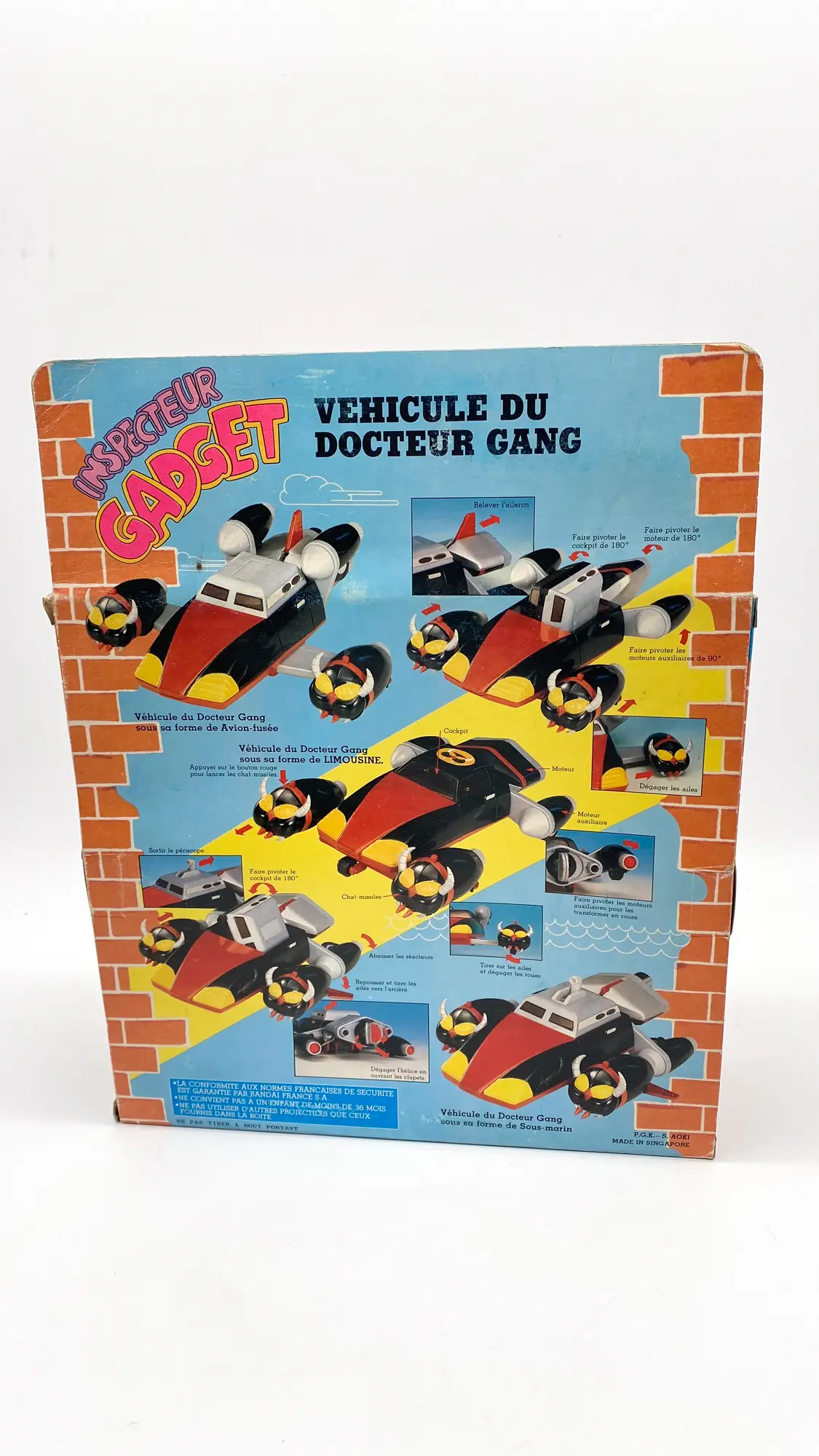 MADMOBILE Docteur Gang Inspecteur Gadget BANDAI 1983 Vintage RARE – Image 7