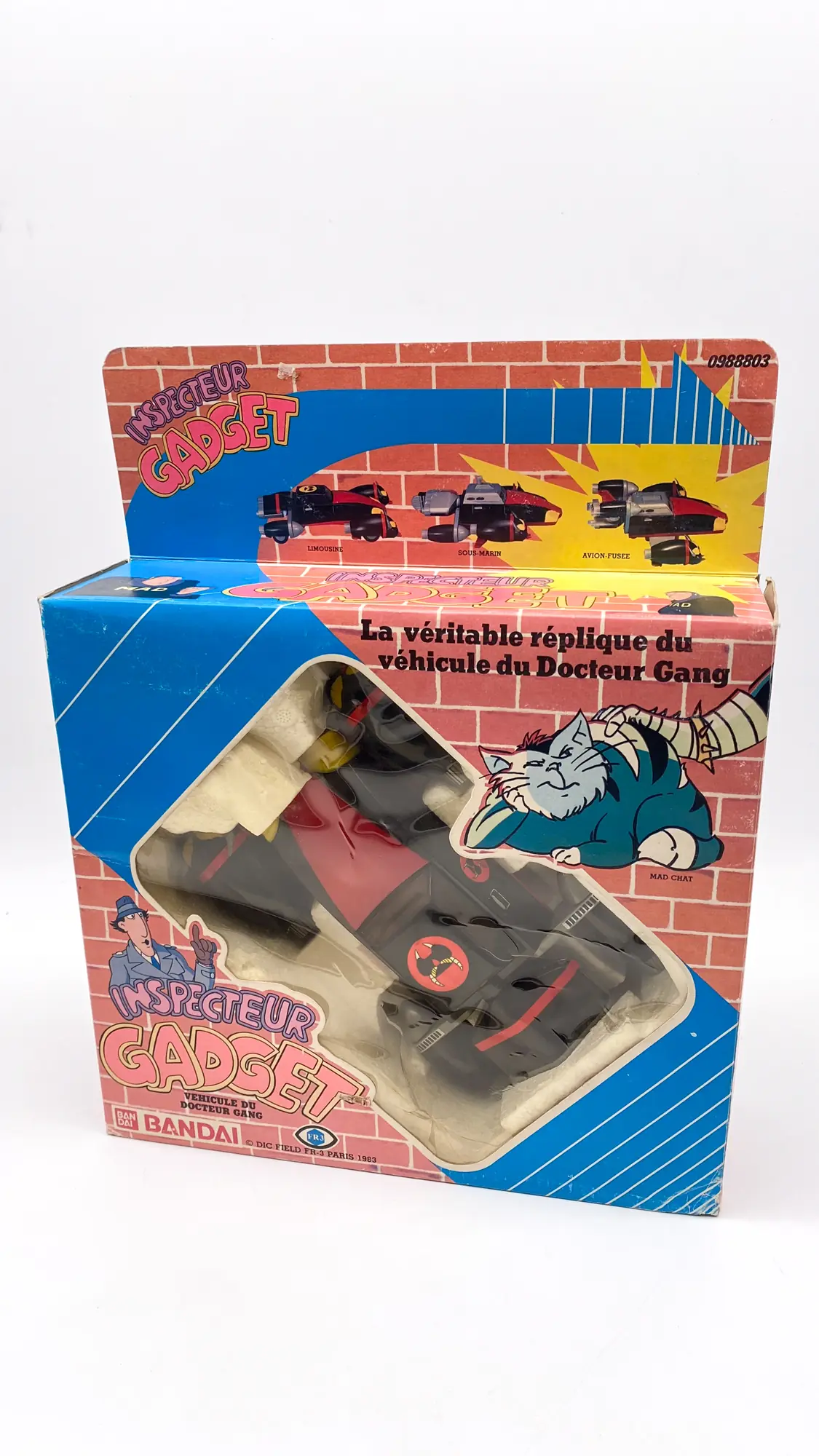 MADMOBILE Docteur Gang Inspecteur Gadget BANDAI 1983 Vintage RARE – Image 9