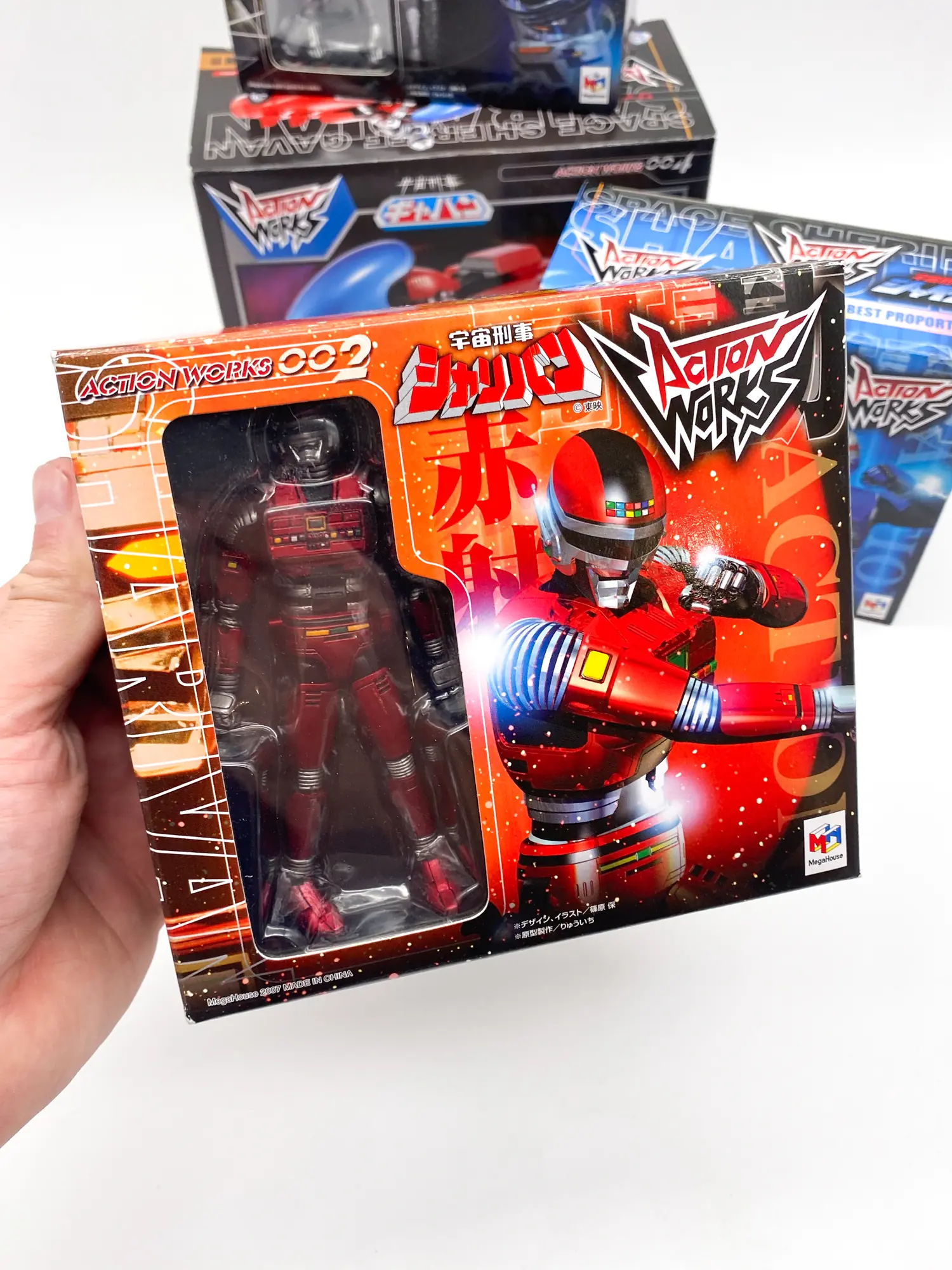 Space Sheriff Action Works Megahouse 2007 Full Set - X-Or Gavan Sharivan Shaider + Saibarian - NIB – Image 12